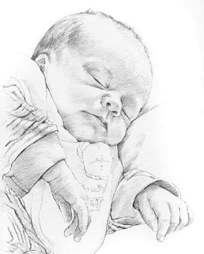 Image Result For Pencil Art Of Baby Mermaids Baby Sketch Baby