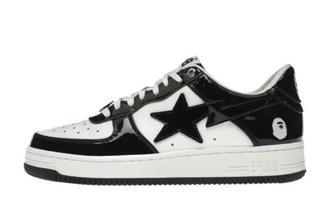 A Bathin Ape Bape Sta Low Black Sticky Store Tunisie