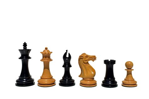 Buy The Chess Empire Grande Staunton Boxwood Ebony Wood Chess Set