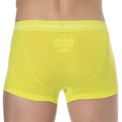 Calvin Klein Pride Cotton Stretch Boxer Briefs Yellow Inderwear