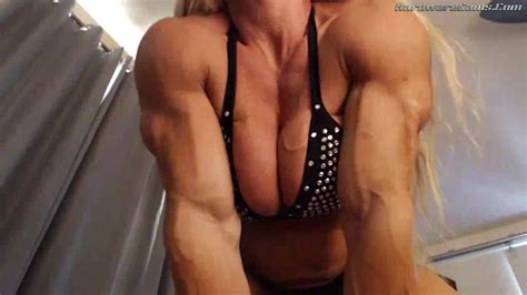Blonde Muscle Goddess Herself