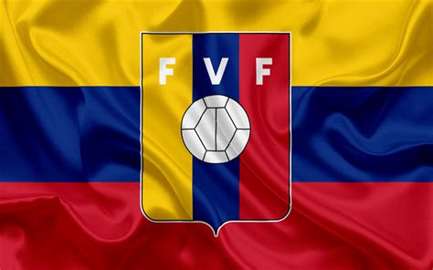 Download wallpapers Venezuela national football team, logo, emblem, flag Venezuela, football ...