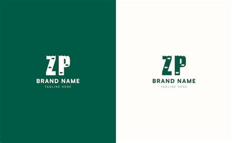 Premium Vector Zp Letters Vector Logo Design