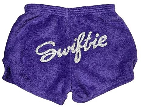 Solid Purple Swiftie Pajama Shorts Made With Love And Kisses