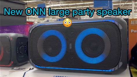 New ONN Large Party Speaker Gen 2 YouTube