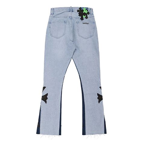 Firmranch Leather Cross Chrome Hearts Pants Limited Collection