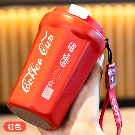 Stainless Steel Vacuum Insulated Hot Cold Travel Coffee Mug With Lid 400ML Red Daraz Np