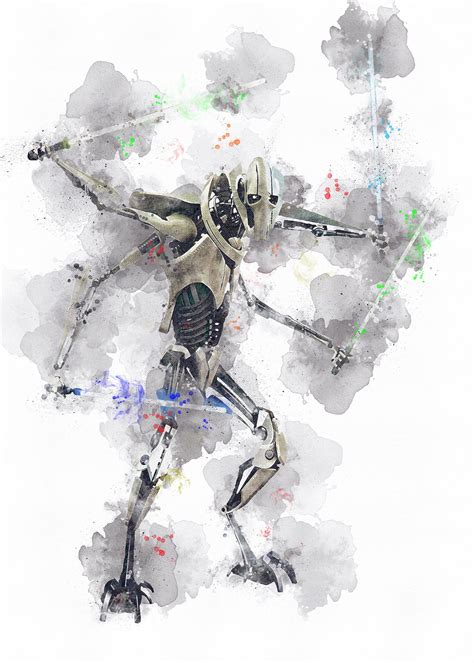 GENERAL GRIEVOUS General Grievous Poster General Grievous | Etsy