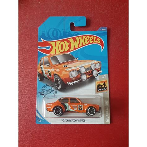 Jual HOT WHEELS FORD ESCORT RS ORANGE Shopee Indonesia