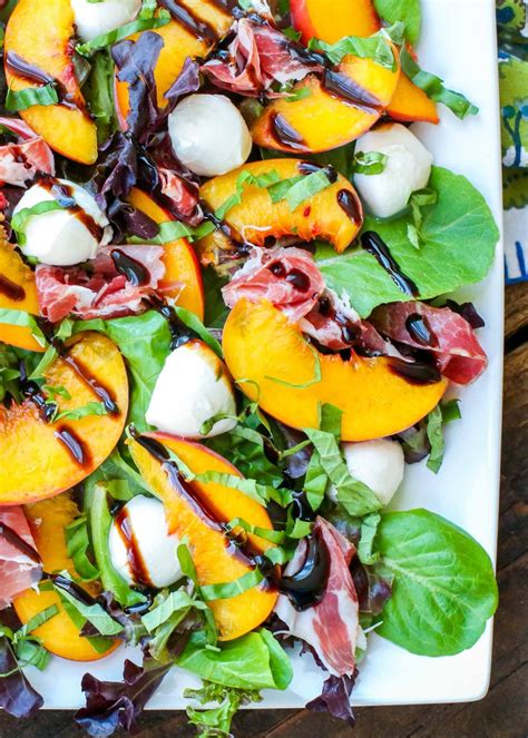 Peach Caprese Salad Vegetable Recipes