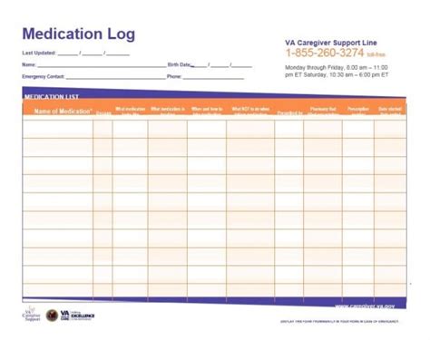 58 Medication List Templates For Any Patient Word Excel PDF