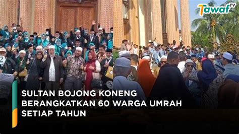 Sultan Asal Bojong Koneng Berangkatkan 60 Warga Umrah Gratis Setiap