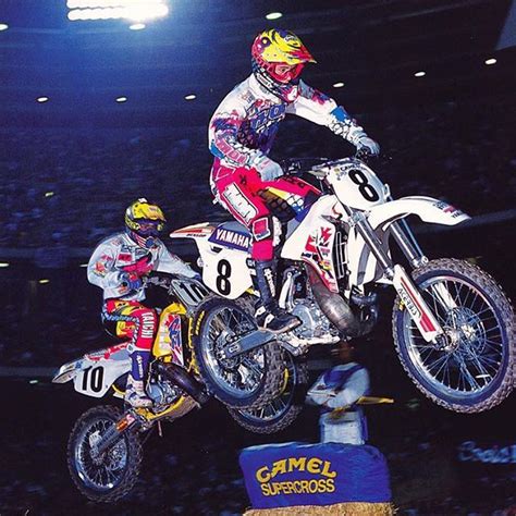 Jeff Emig 8 Larry Ward 10 1992 Vintage Motocross Motocross