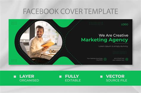 Modern Corporate Facebook Cover Template Graphic By Graphic Cavalry