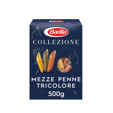 BARILLA μακαρόνια Mezze Penne Tricolore La Collezione 500g