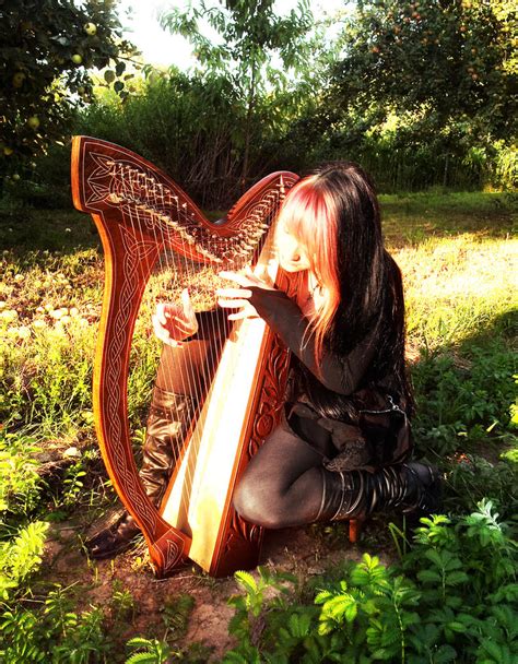 The Girl With Her Harp By Finsterlichart On Deviantart