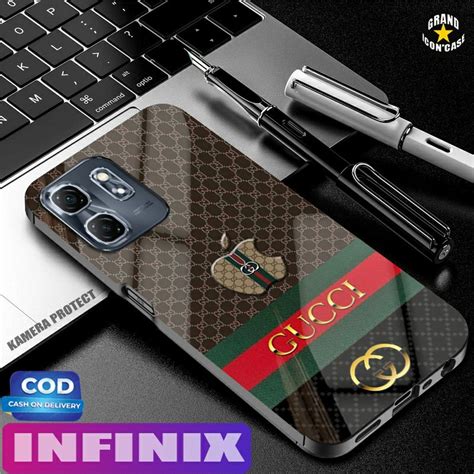 Jual Softcase Glass Kaca Terbaru For Infinix Hot I Smart Trendy Kamera Protect Terbaru
