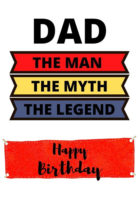 33 Awesome Printable Birthday Cards for Dads (FREE) — PRINTBIRTHDAY.CARDS