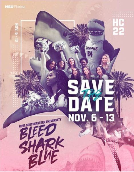 Save The Date Bleed Shark Blue Nov 6 13 Nsu Sharkfins