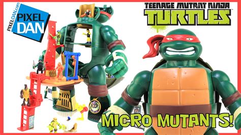 Teenage Mutant Ninja Turtles Micro Mutants Raph Train And Battle Mini