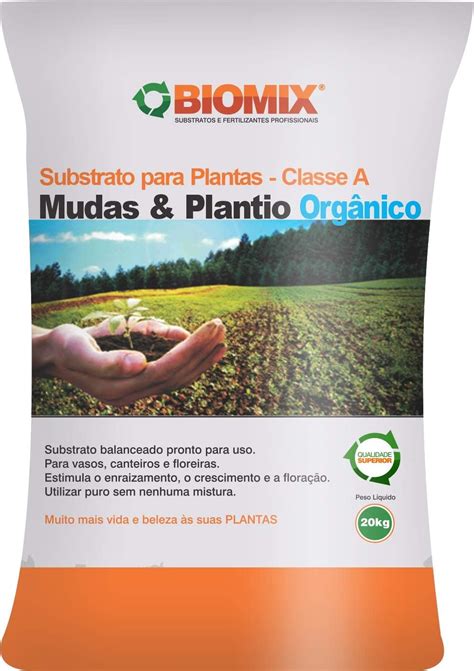 Substrato Mudas Plantio Org Nico Biomix Kg Amazon Br