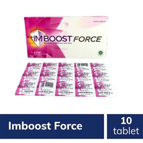 Jual Imboost Force 1 Strip 10 Tablet Shopee Indonesia