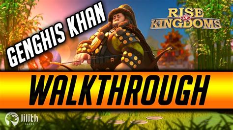 Genghis Khan Commander Walk Through Best Legendary Nuker Rise Of