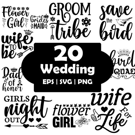 Wedding Svg Bundle Wedding Svg Ring Svg Bride Svg Groom Svg Bachelorette Party Svg Mr And Mrs