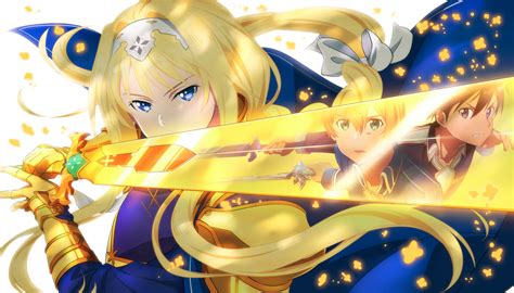 【动漫壁纸】刀剑神域 Alicization 壁纸、美图、插画 哔哩哔哩