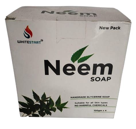 Solid Whitestart Neem Bath Soap Box Packaging Size Gm X Pieces