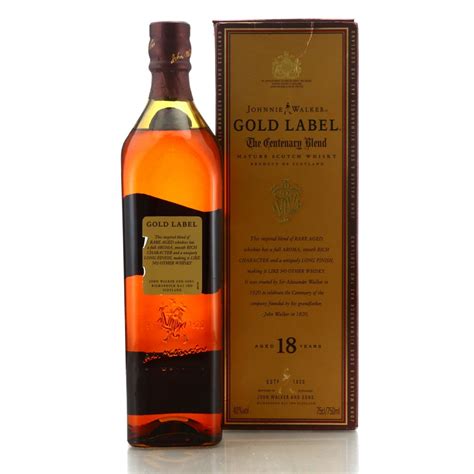 Johnnie Walker Gold Label Centenary Blend 18 Year Old Whisky Auctioneer