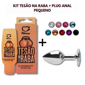 Anestésico Anal Tesão na Raba Plug Anal P Kit Anal Iniciante Gel Excitante Sex shop Sexy