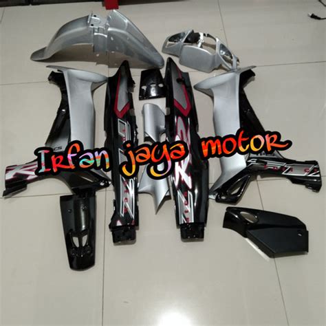 Jual Cover Body Full Halus Yamaha Fizr F1zr Silver Hitam Kab Bogor