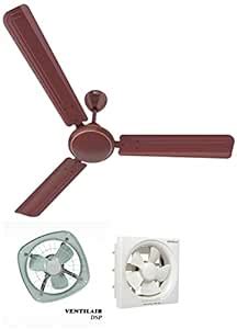 Havells Reo Tejas 1200mm Ceiling Fan Brown Ventil Air DSP 230mm