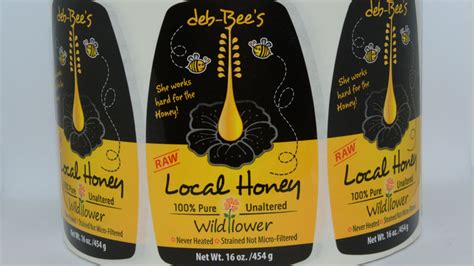 Honey Labels - Atlanta Label Printing