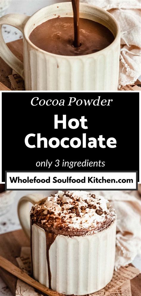 Hot chocolate recipe cocoa powder – Artofit