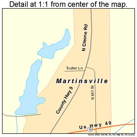 Martinsville Illinois Street Map 1747254