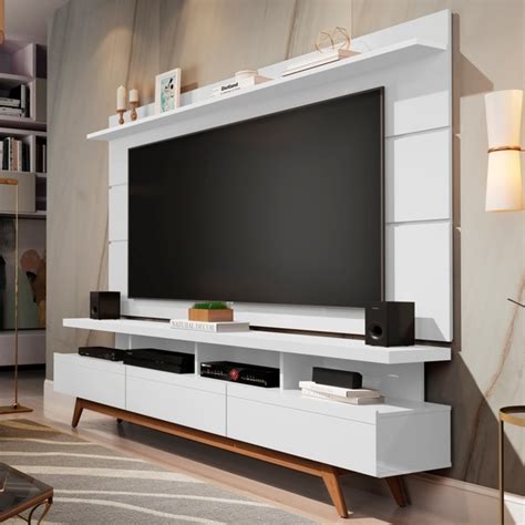 Modelos De Racks Para Tv - Rack branco para sala: modelos e ideias de como usar - Blog Leroy Merlin
