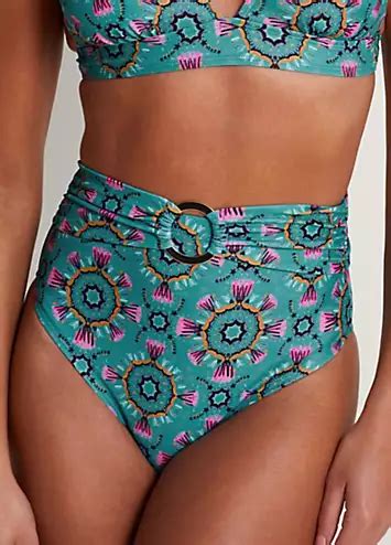 Teal Carla Bikini Bottoms By Monsoon Swimwear