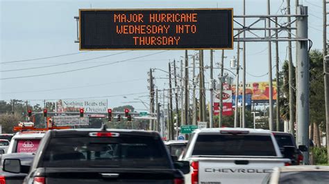 Hurricane Milton Evacuations Airport Closures And More Ahead Of Major