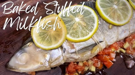 Baked Stuffed Milkfish Stuffed Bangus YouTube