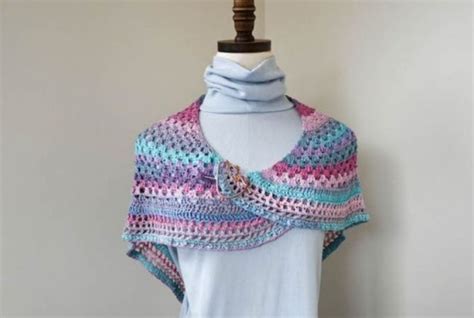 Crochet Crescent Shawl Free Crochet Pattern Craftorator