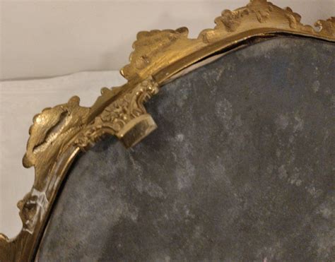 Proantic Surtout De Table Bronze Doré Louis XV Miroir V 1850