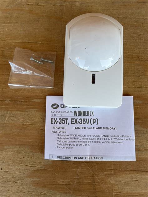 Optex Ex T Motion Detector Passive Infrared Dual Pattern For Sale