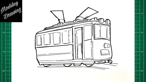 Comment dessiner un tram étape par étape