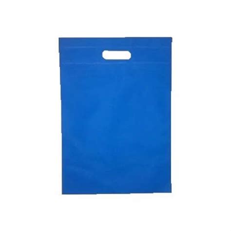 Blue D Cut Plain Non Woven Bag At Rs 125 Kilogram D Cut Non Woven