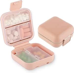 Amazon Sibba Daily Pill Organizer Compartments Portable