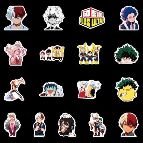 Mha Sticker My Hero Academia Sticker Anime Sticker Etsy