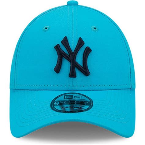 Gorra Curva Azul Ajustable Con Logo Azul 9forty League Essential De New