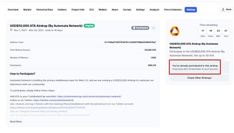 H Ng D N Tham Gia Airdrop Suku Ata Tr N Coinmarketcap